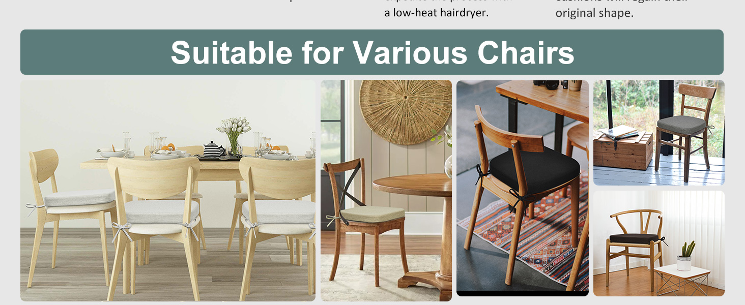 Farmhouse Chair Cushions