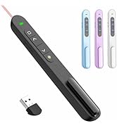 QUI Presentation Clicker, Hyperlink Volume Control Wireless Presenter, PPT PowerPoint Clicker, RF...