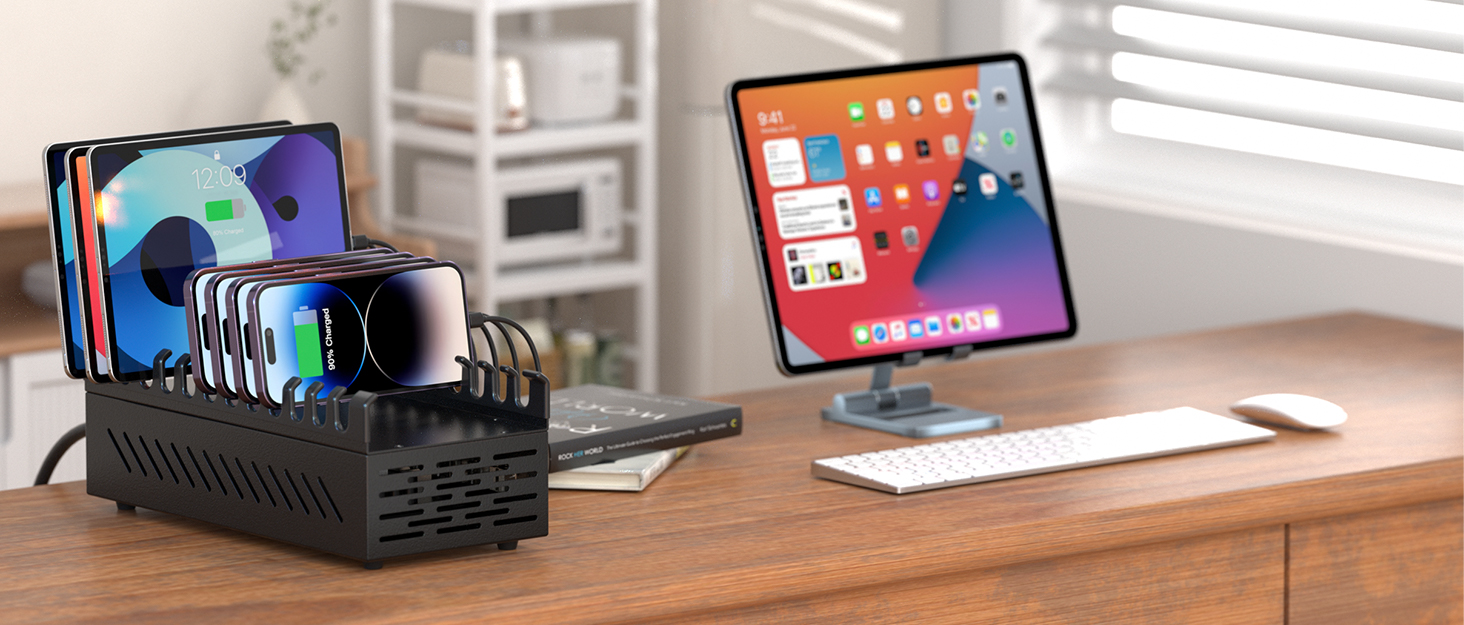 22 port usb charging station