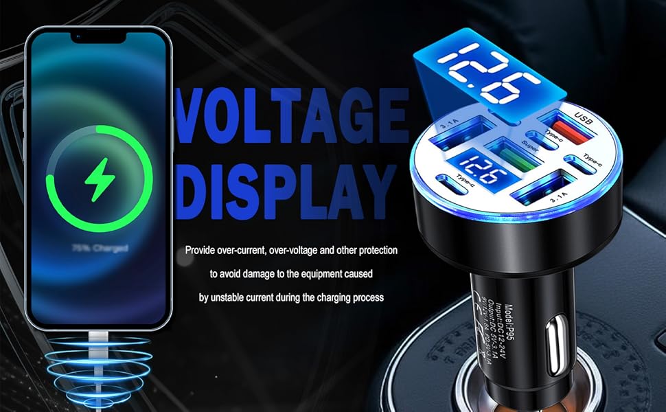 UPGRADED CAR CHARGER ADAPTER