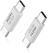 Duttek USB C Male to Male for Thunderbolt 4/3, 40G USB C Coupler Extender Support PD 140W, 8K@60H...