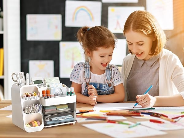 HBlife Desk Organizer with Pen Pencil Holder