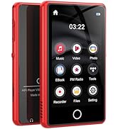 80GB MP3 &amp; MP4 Players with Bluetooth MP3 Player, Full Video Format Portable MP3 Player for Kids,...