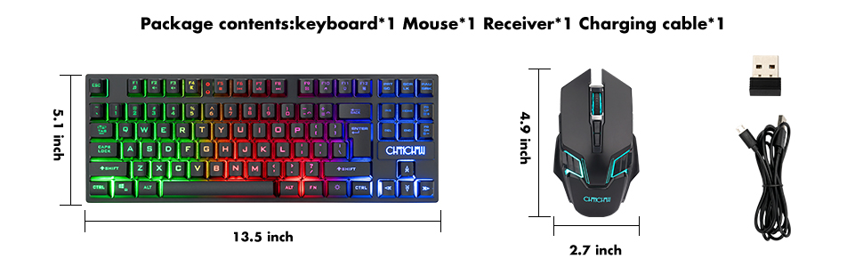 gaming keyboard wireless teclado y mouse inalambrico small wireless keyboard