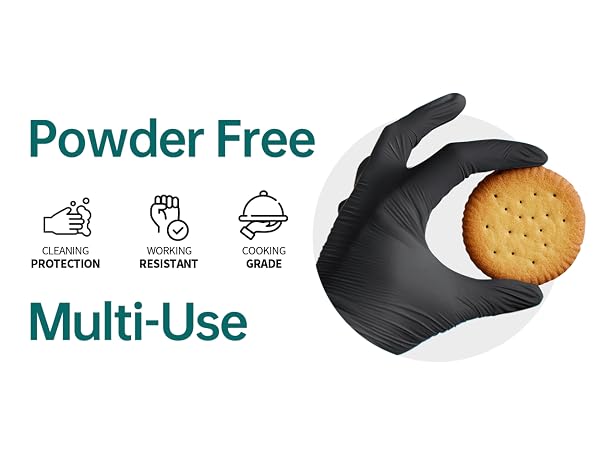Powder free, good for multi use cleaning protection, cooking grade food grade
