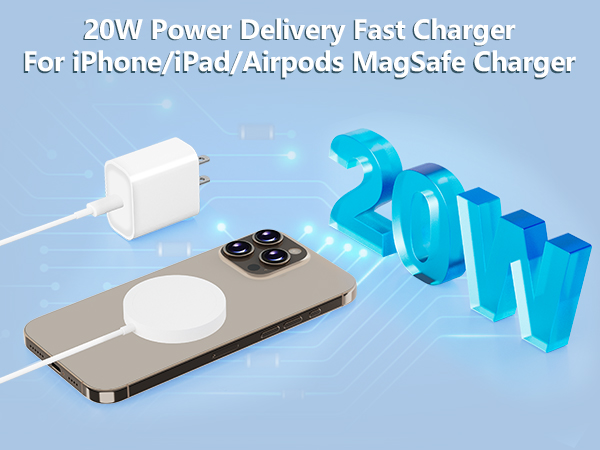 Apple MFi Certified 2Pack iPhone Charger Fast Charging 20W USB C Wall Block Type C Charger Chargers