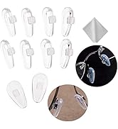Push-in Eyeglass Nose Pads,BEHLINE Soft Silicone Air Cushion Glasses Replacement Nosepad,14mm Air...