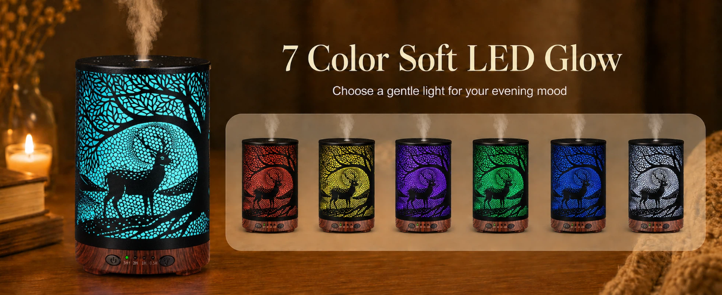 7 Color Soft LED Glow