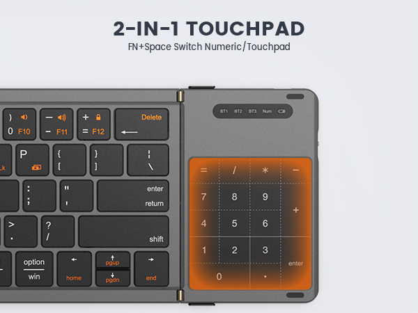 foldable bluetooth keyboard