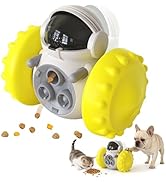 Whiskopia Cat Food Treat Dispenser Toy Interactive for Indoor Cats, Kittens &amp; Small Dogs Slow Fee...