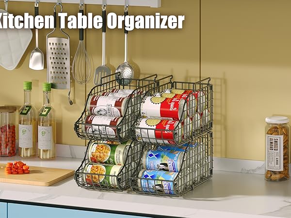 Space-Saving Kitchen Countertop Organizer