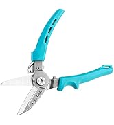 DURATECH 7 Inch Heavy Duty Scissors All Purpose, Industrial Scissors, Pruning Shears for Gardenin...