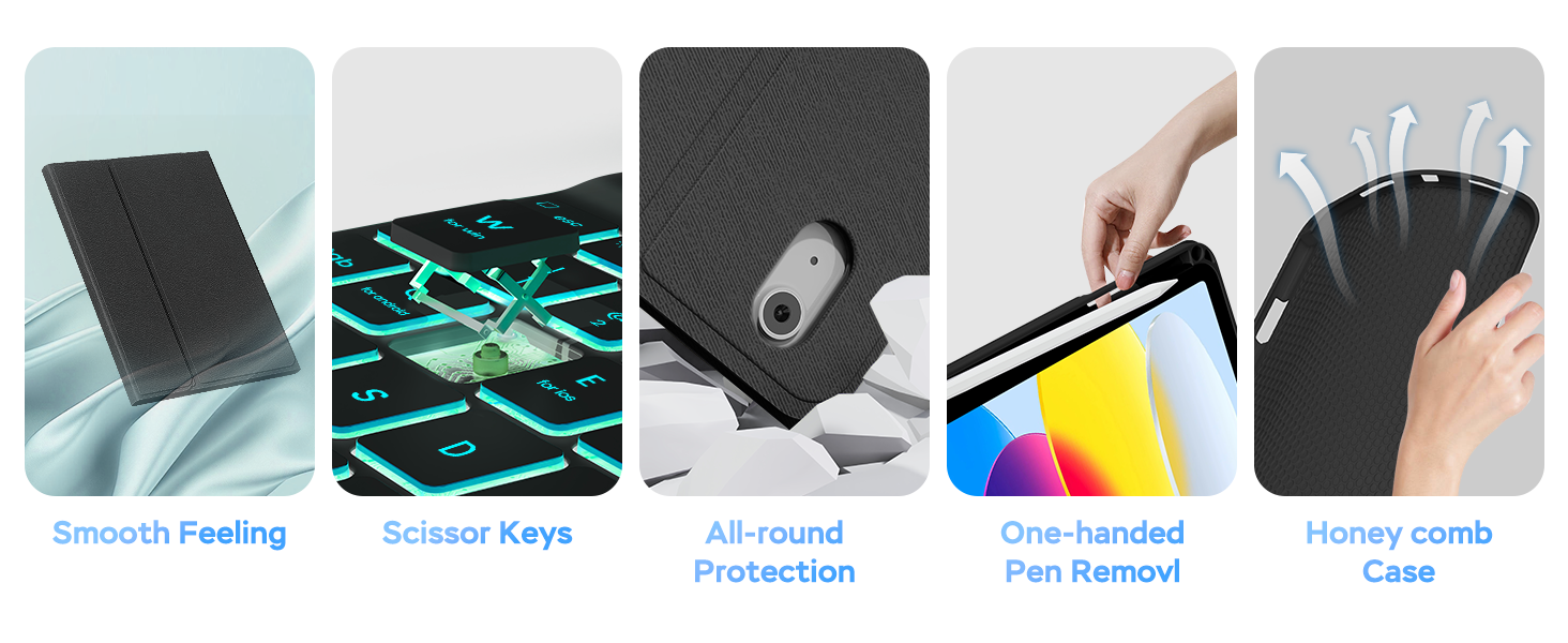 Folio Keyboard Case for iPad