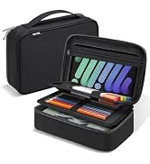 Zannaki Upgraded Large Capacity Pencil Case Pouch Marker Pen Stationery Bag Art Storage Box for B...