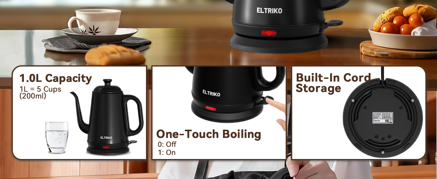 retro electric kettle