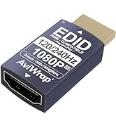 AviWrap HDMI EDID Emulator Passthrough, HDMI 2.1 1080p@120Hz/144Hz/240Hz Male to Female HDMI Adap...