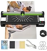 Laminator Machine for A3/A4/A6, Thermal Laminating Machine for Home Office School Use with 50 Pou...