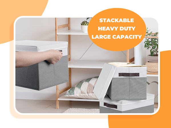 storage bins with lids
