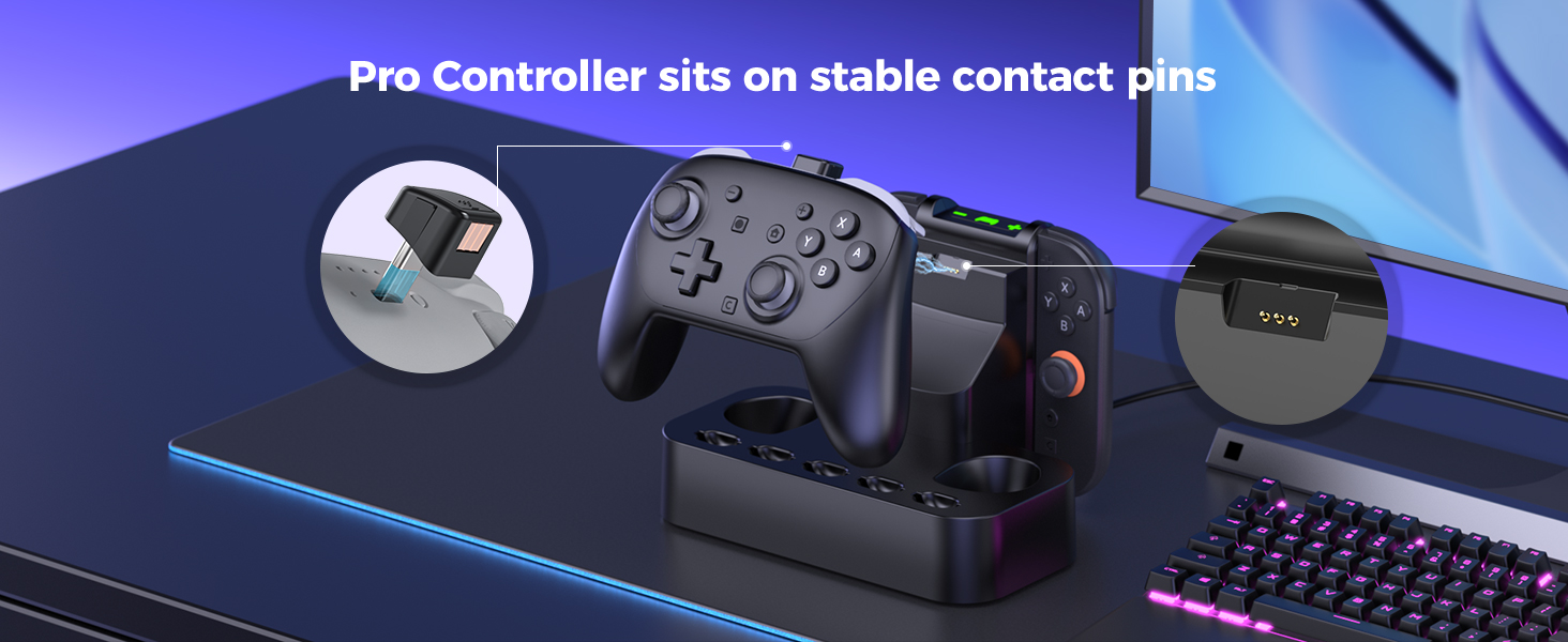 Charging Dock for Nintendo Switch 2 Pro Controller