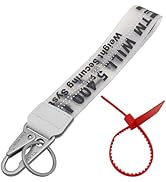 maxin Classic Pvc Keychain Fashion Keychains Lanyard,Compatible Wristlet Strap for Key,Wristlet K...