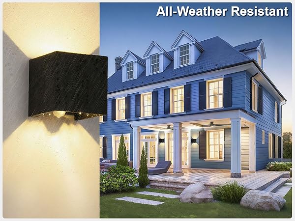 Aluminum Waterproof Outdoor Wall Sconce