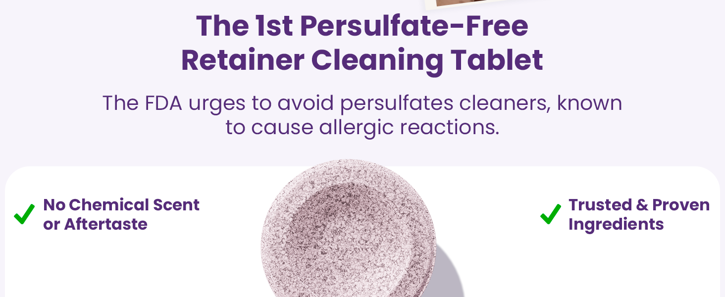 Mouthguard cleaning tablets