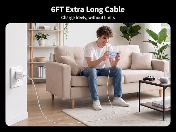 6ft wireless charger