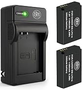 BM Premium 2-Pack of LP-E12 Batteries and Charger for Canon EOS-M, EOS M2, EOS M10, EOS M50, EOS ...