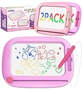 Toddler Toys for 1-3 Year Old Girls, 2 Pack Magnetic Drawing Board, Learning &amp; Educational Magna ...