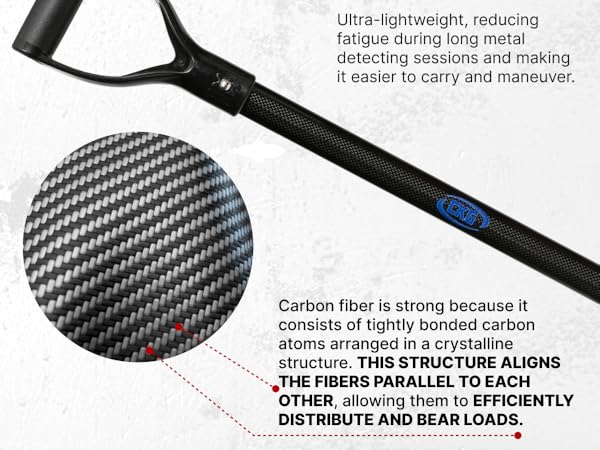 CKG Carbon Fiber metal detecting shovel metal detector shovel digging tools