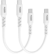 USBC to USBC [1ft 2Pack] 100W USB C to USB C Cable 5A Fast Charging Short Type C Charger Cord for...
