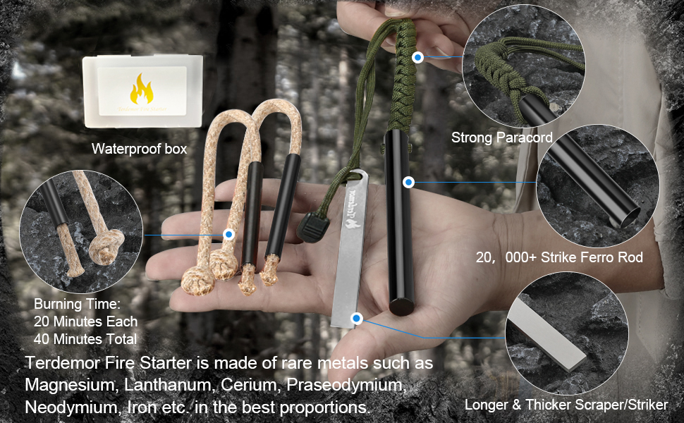 Terdemor Ferro Rod Set