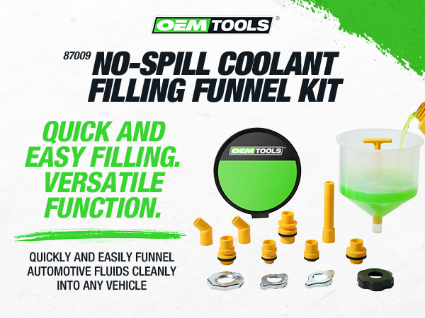no spill coolant funnel kit