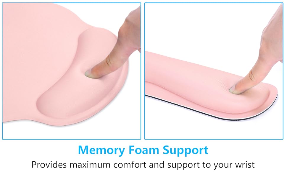 keyboard wrist rest pink