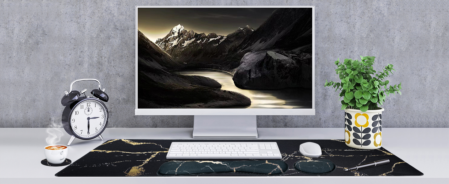 keyboard and mouse pad