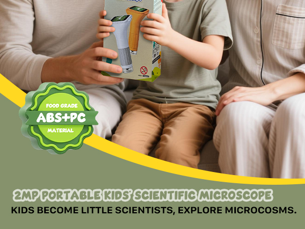 1000X Handheld Microscope for Kids
