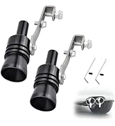 Turbo Whistle for Exhaust Pipe 2 PCS, Aorplim Car Turbo Exhaust Whistle, XL Size Aluminum Alloy U...