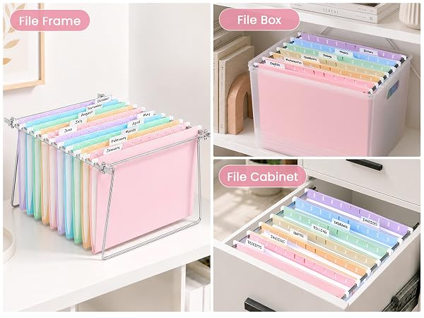 plastic hanging file folders