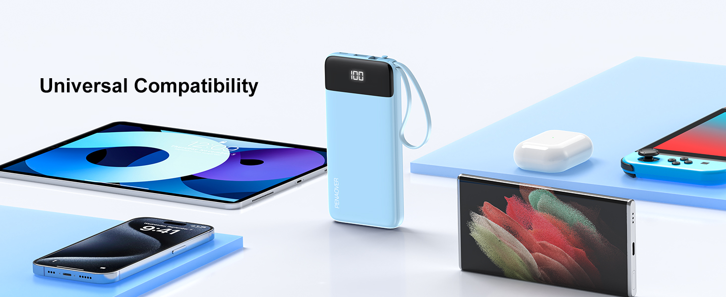 portable charger for iPhone Samsung pixel
