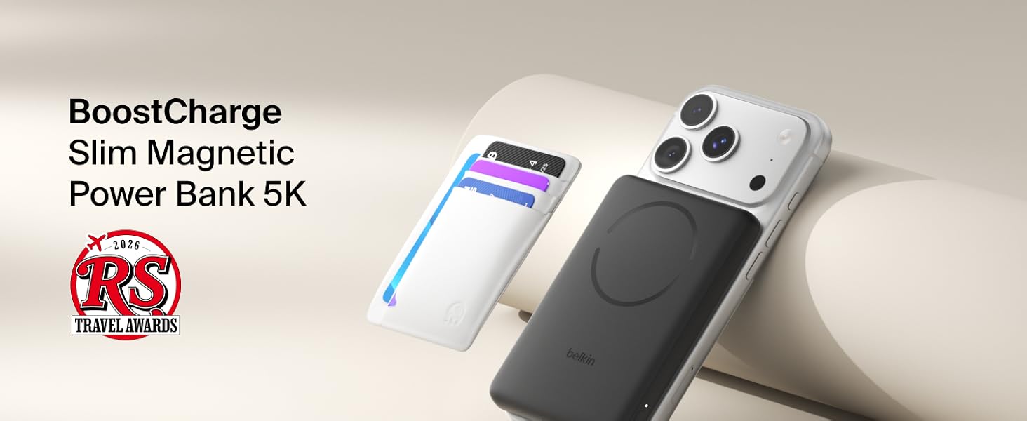 BoostCharge Slim Magnetic Power Bank 5K