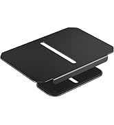 monTEK Adjustable Steel Monitor Mount Reinforcement Plate, Desk Stabilizer Plate for Thin, Glass ...