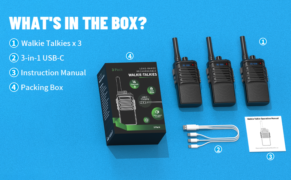 Walkie Talkies Long Range