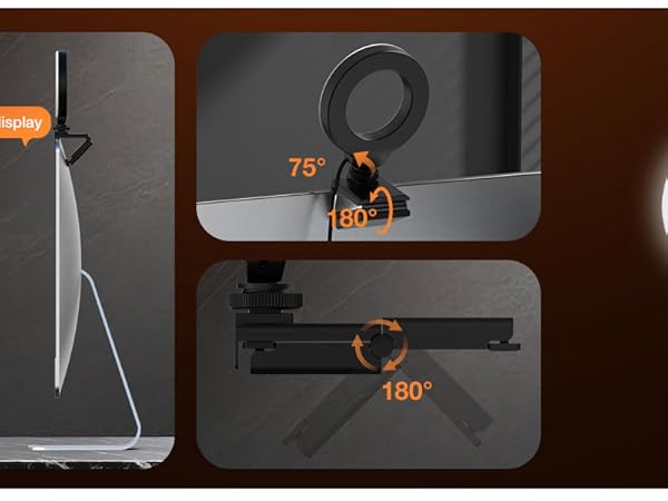 4 inch ring ligh for monitor top