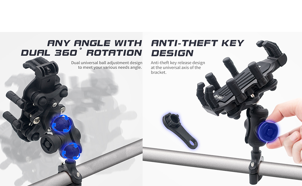 Unique Anti-theft Design