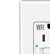 POWAWINI Ultra Thin GFCI Outlet 20 Amp, UL Listed, Self-Test with LED Indicator, Tamper-Resistant...