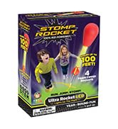 Stomp Rocket Ultra LED Rocket Launcher for Kids, 4 LED Foam Tipped Rockets - Fun Backyard &amp; Outdo...