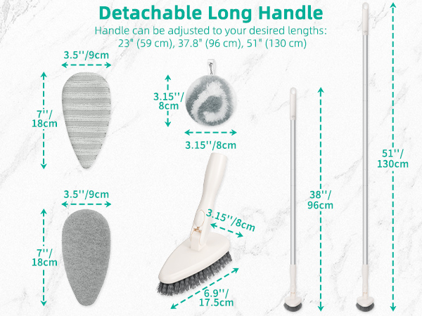 detachable long handle