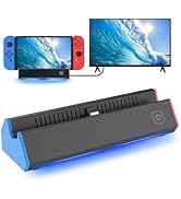 iPLYGAM Switch Dock for Nintendo Switch1/OLED, Portable Switch Docking Station with 4K HDMI/USB P...