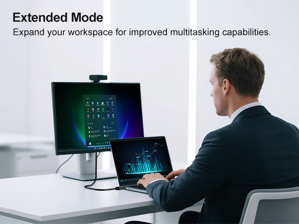 this uni-directional DP to VGA cable is ideal for most monitors and projectors with a standard VGA 