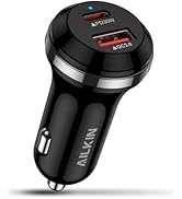 USB C Car Charger Fast Charging Adapter, Type C Car Charger Plug for iPhone 17/16/15